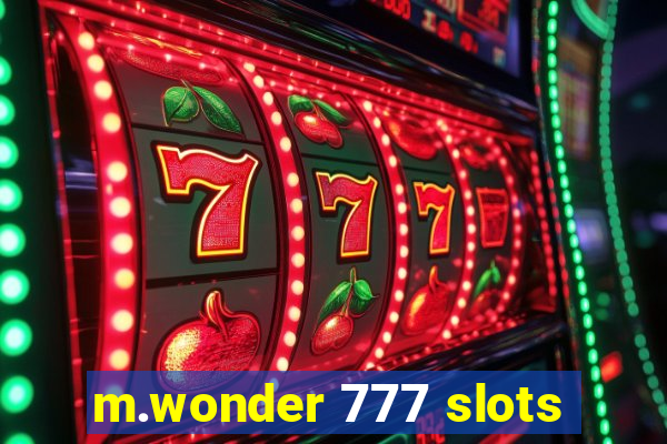 m.wonder 777 slots